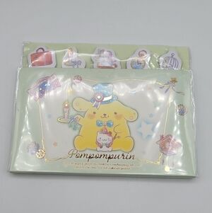 Sanrio Pompompurin Memo pad and page flags